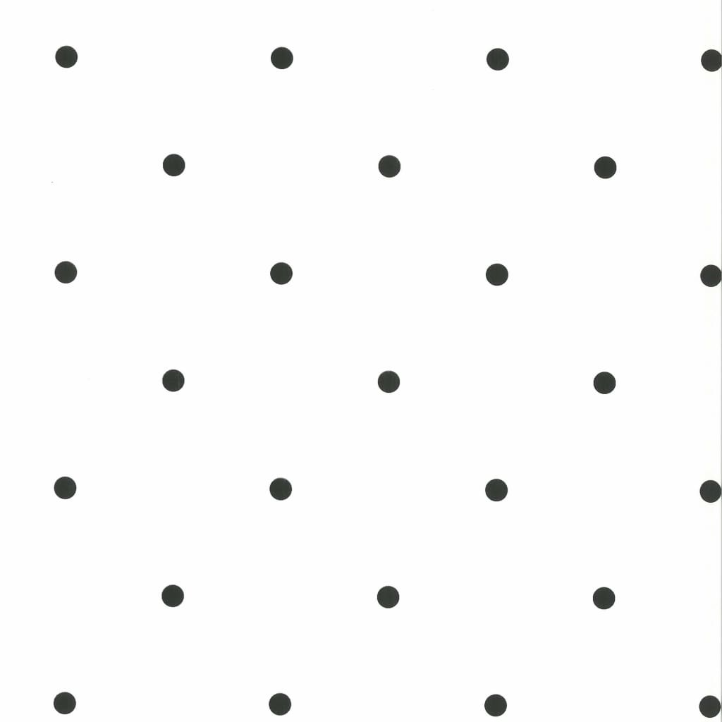Noordwand Tapet „Fabulous World Dots”, alb și negru