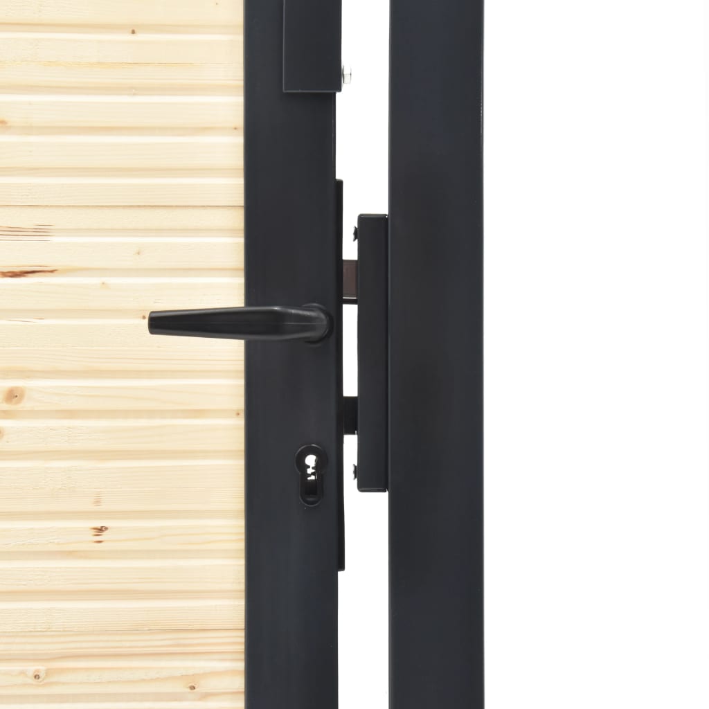 vidaXL Lamele de gard, 40 buc, 134 cm, lemn masiv de molid