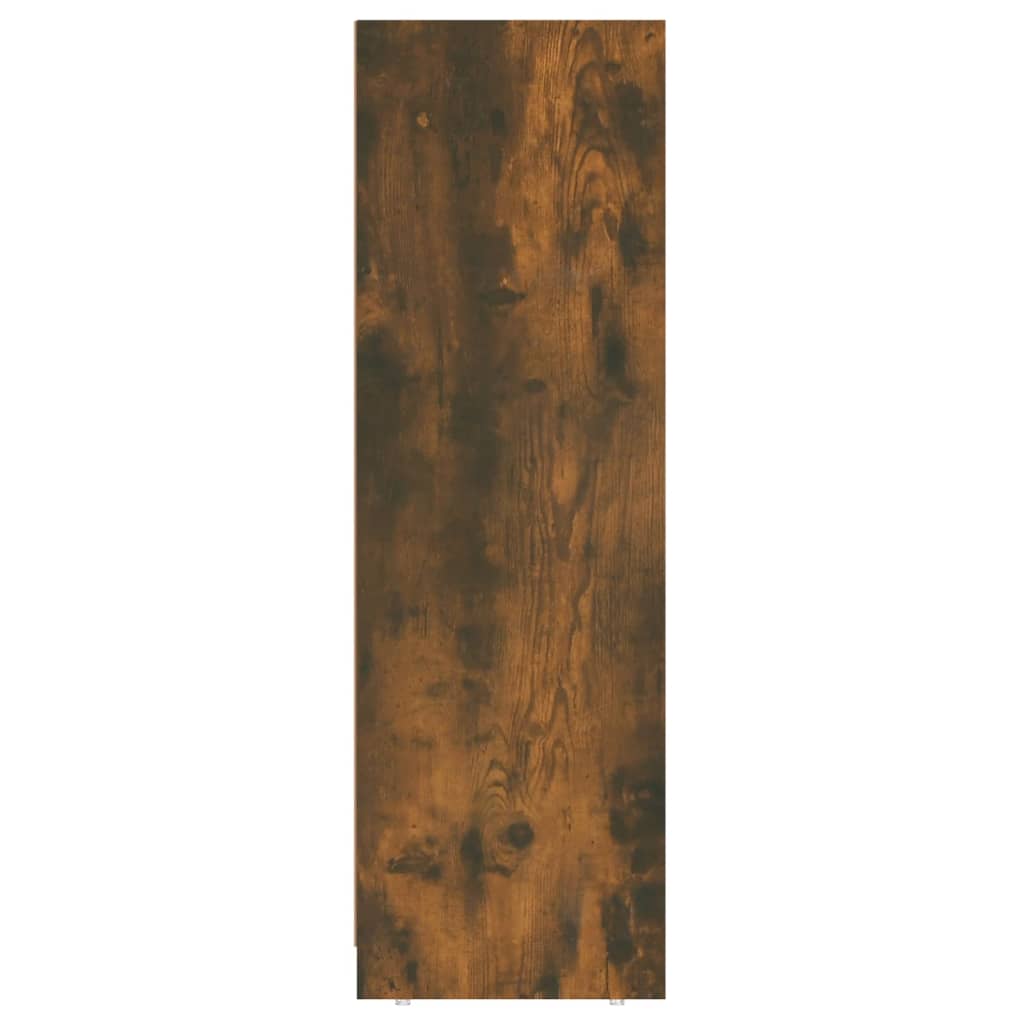 vidaXL Dulap de baie, stejar fumuriu, 30x30x95 cm, lemn prelucrat