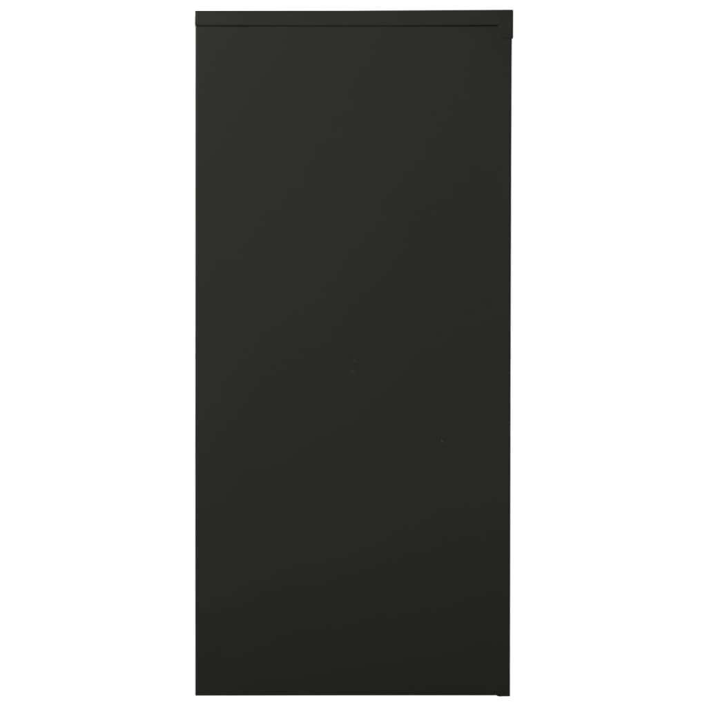 vidaXL Dulap cu ușă glisantă, antracit, 90x40x90 cm, oțel