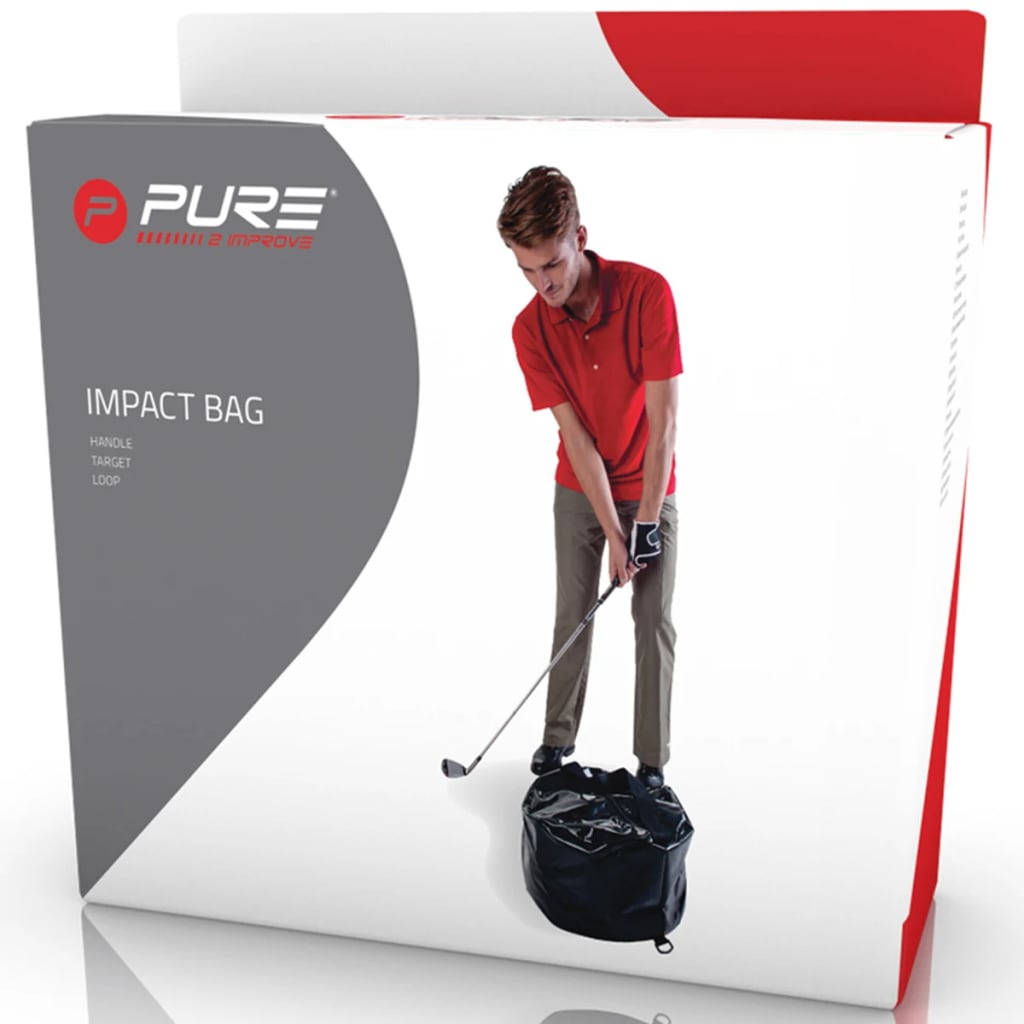 Pure2Improve Sac de impact pentru golf, negru, 23x8x25 cm P2I641700