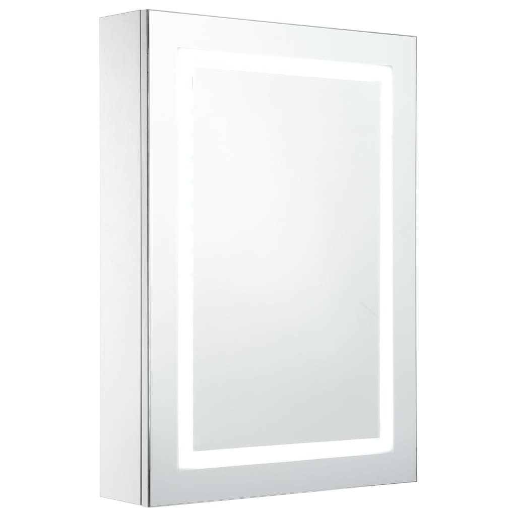 vidaXL Dulap de baie cu oglindă și LED-uri, 50 x 13 x 70 cm
