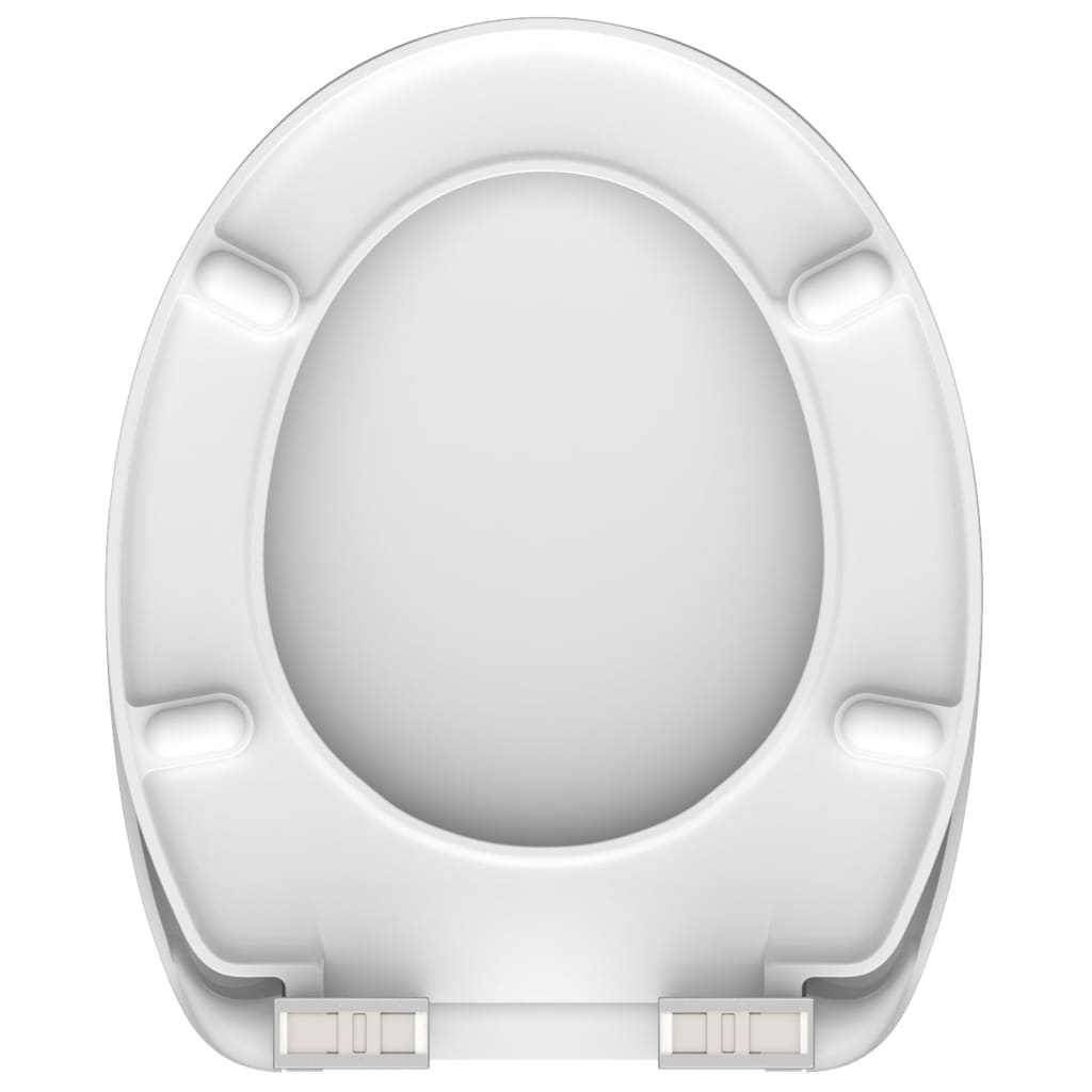 SCHÜTTE Scaun de toaletă cu închidere silențioasă „INDUSTRIAL GREY”