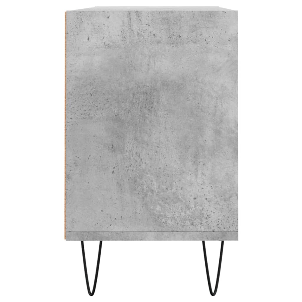 vidaXL Comodă TV, gri beton, 103,5x30x50 cm, lemn compozit