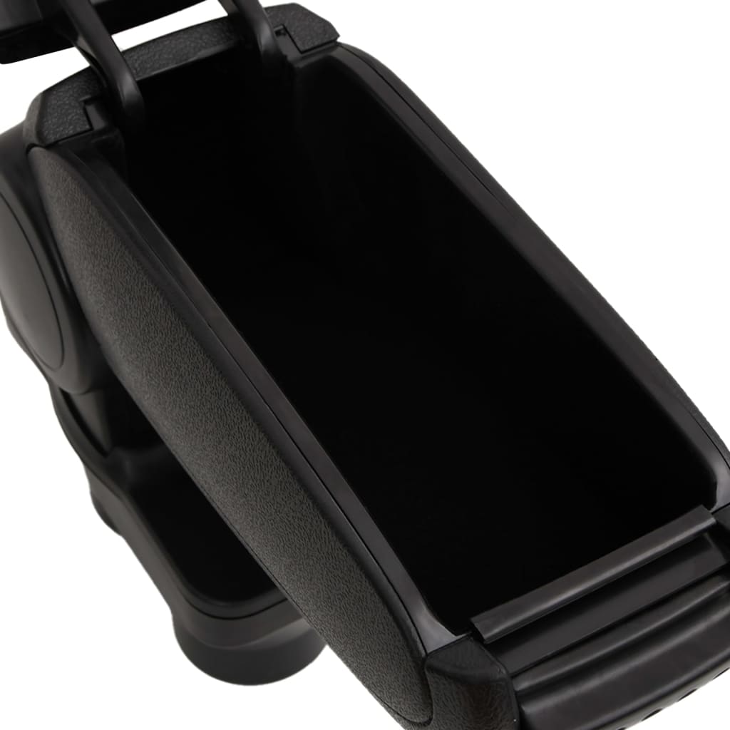 vidaXL Cotieră auto, negru, 12x36x(31-46) cm ABS