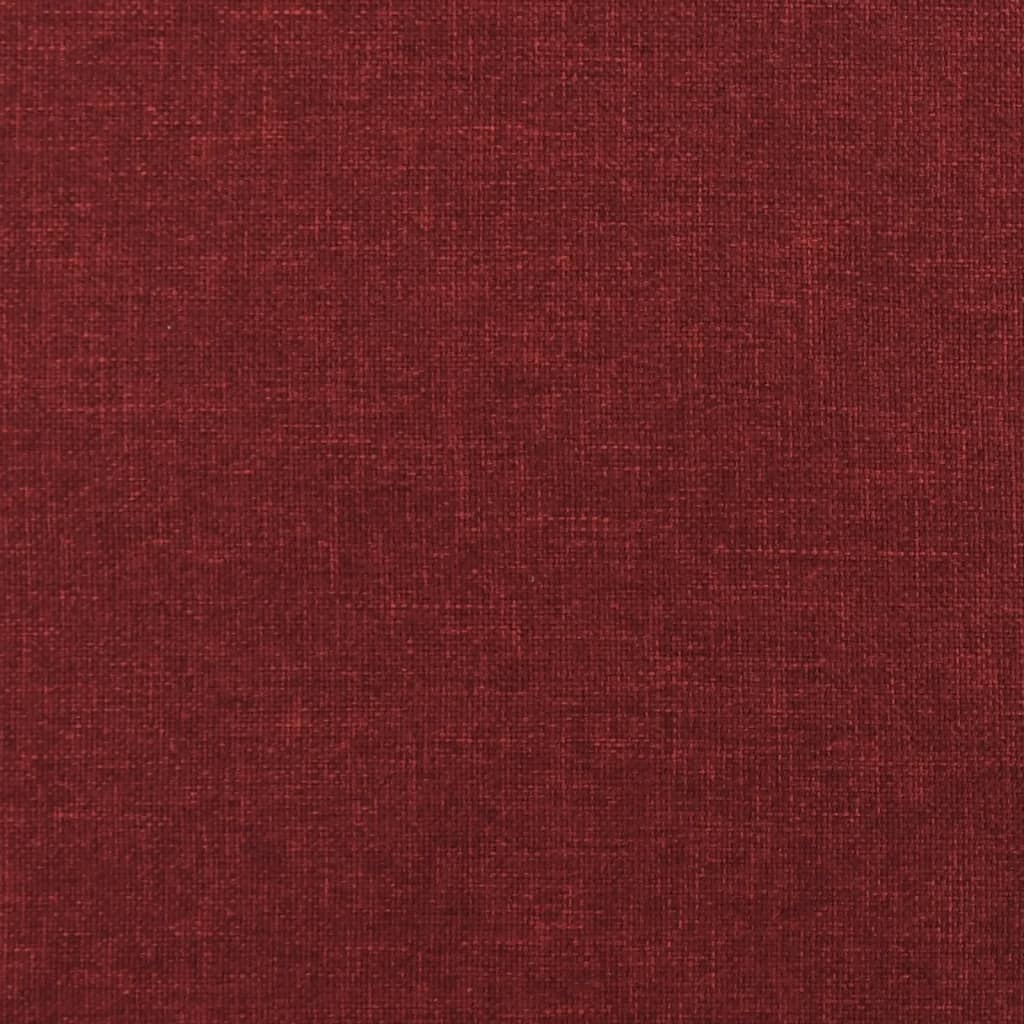 vidaXL Taburet, roșu vin, 60x60x36 cm, material textil