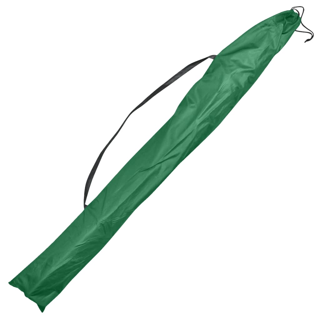 vidaXL Umbrelă pentru pescuit, verde, 240x210 cm
