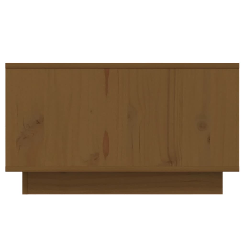vidaXL Măsuţă de cafea, maro miere, 55x56x32 cm, lemn masiv de pin