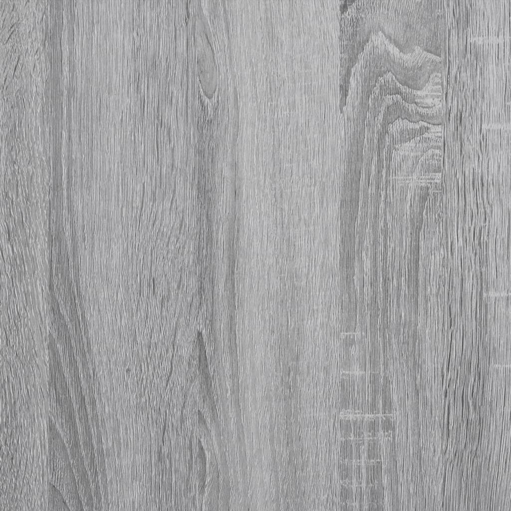 vidaXL Măsuță consolă, gri sonoma, 100x32x75 cm, lemn prelucrat