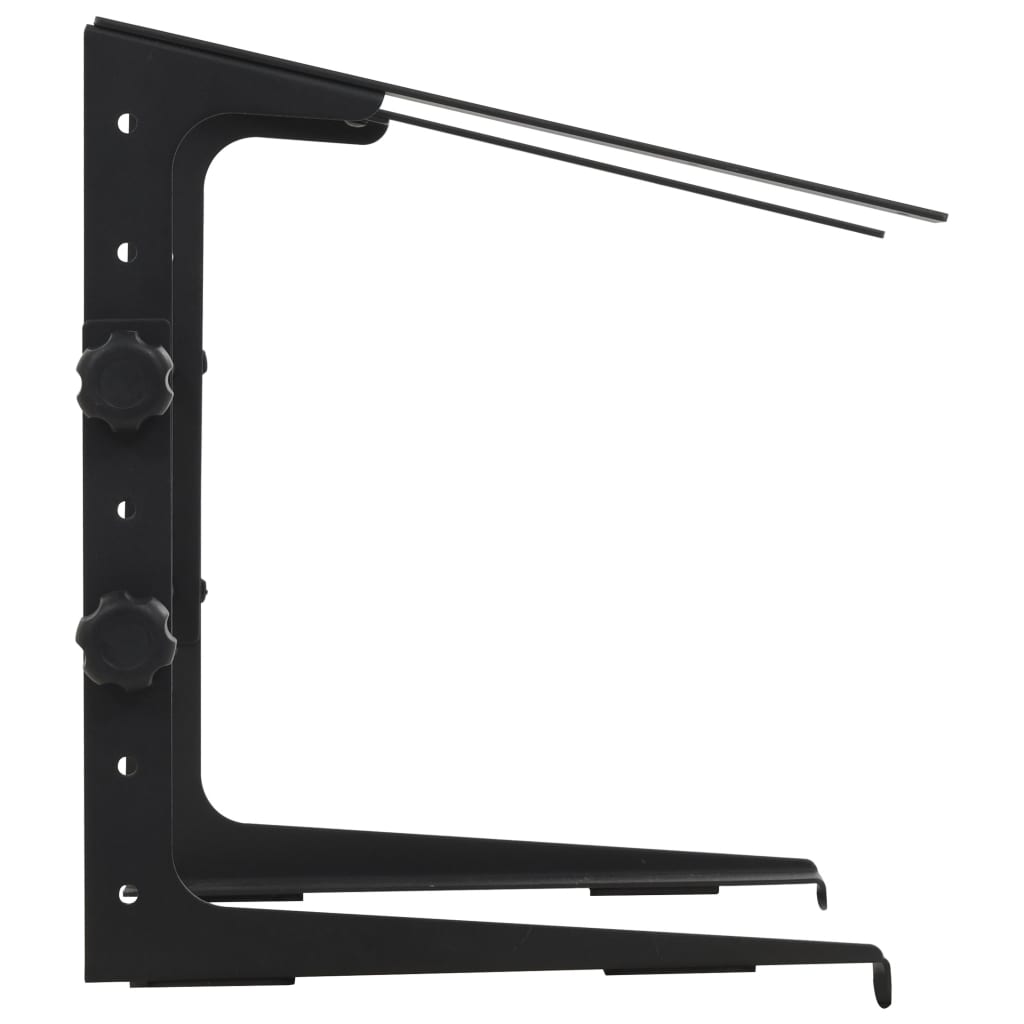 vidaXL Suport pentru laptop, negru, 30,5x28x(24,5-37,5) cm , oțel