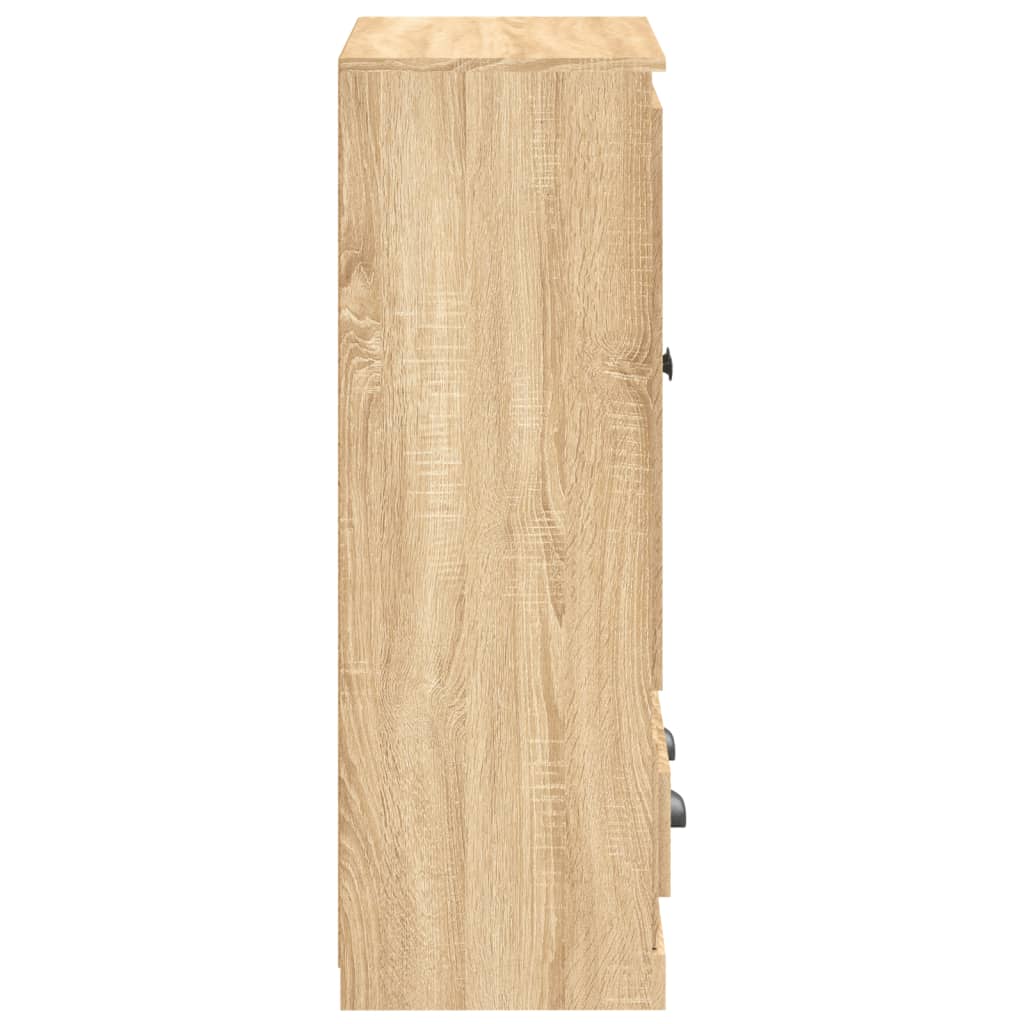 vidaXL Dulap înalt, stejar sonoma, 60x35,5x103,5 cm, lemn prelucrat