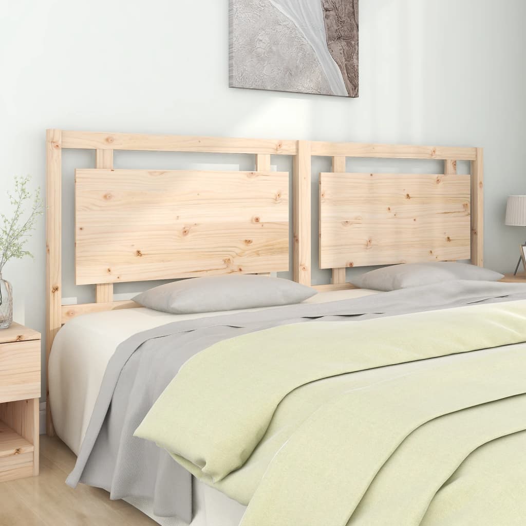 vidaXL Tăblie de pat, 205,5x4x100 cm, lemn masiv de pin