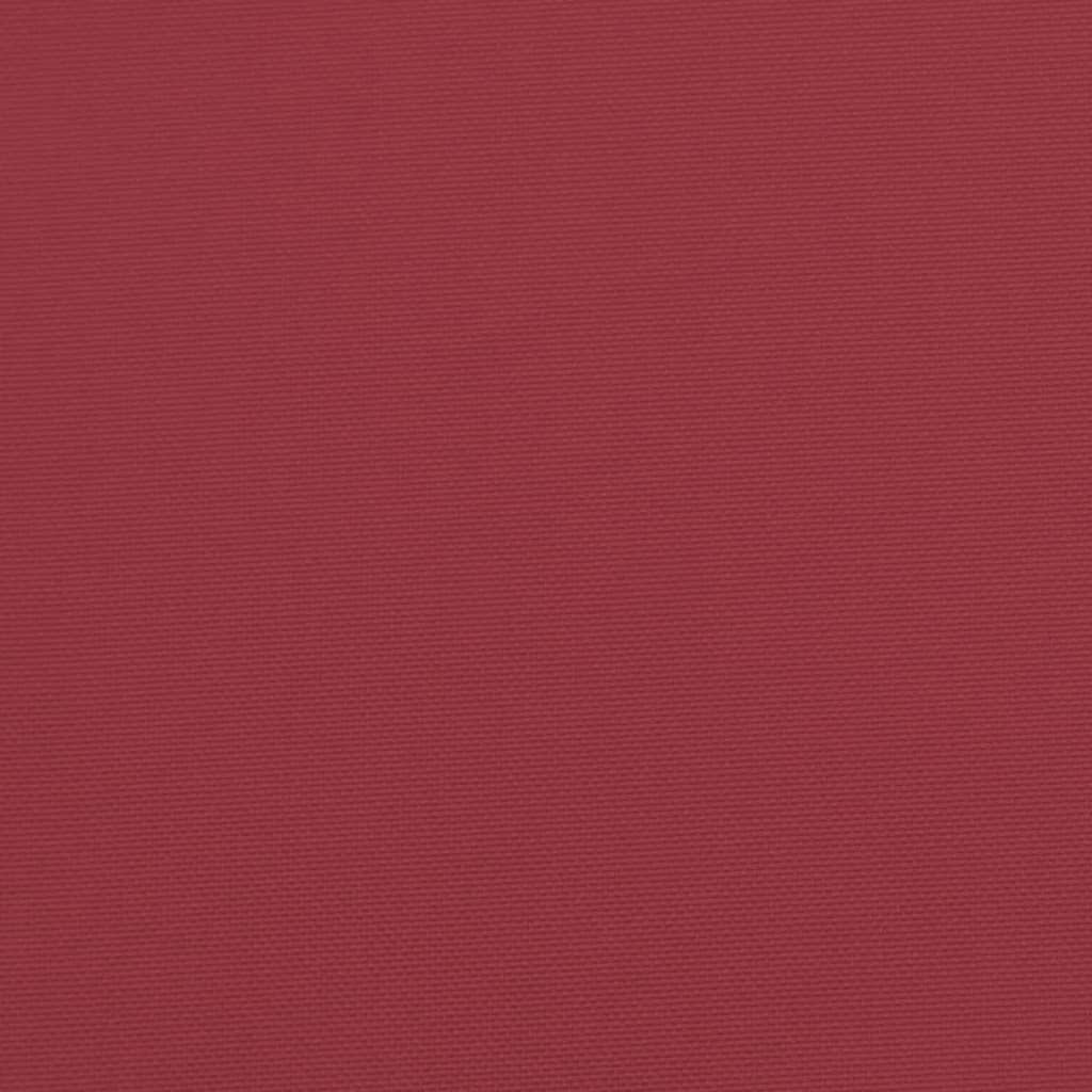 vidaXL Pernă de paleți, roșu vin, material textil