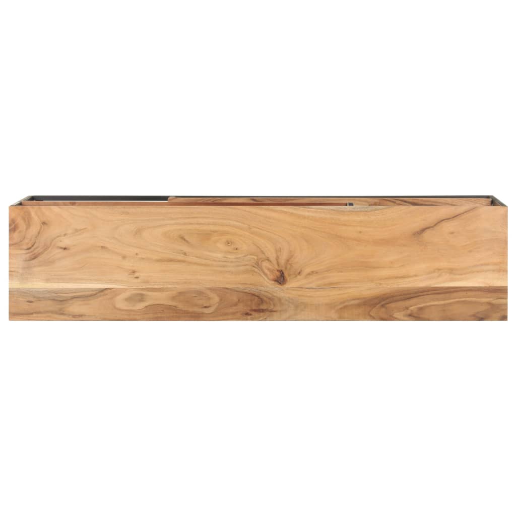 vidaXL Comodă TV, 130 x 30 x 45 cm, lemn masiv de acacia