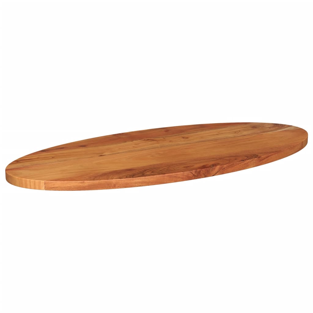 vidaXL Blat de masă oval, 100x50x2,5 cm, lemn masiv de acacia