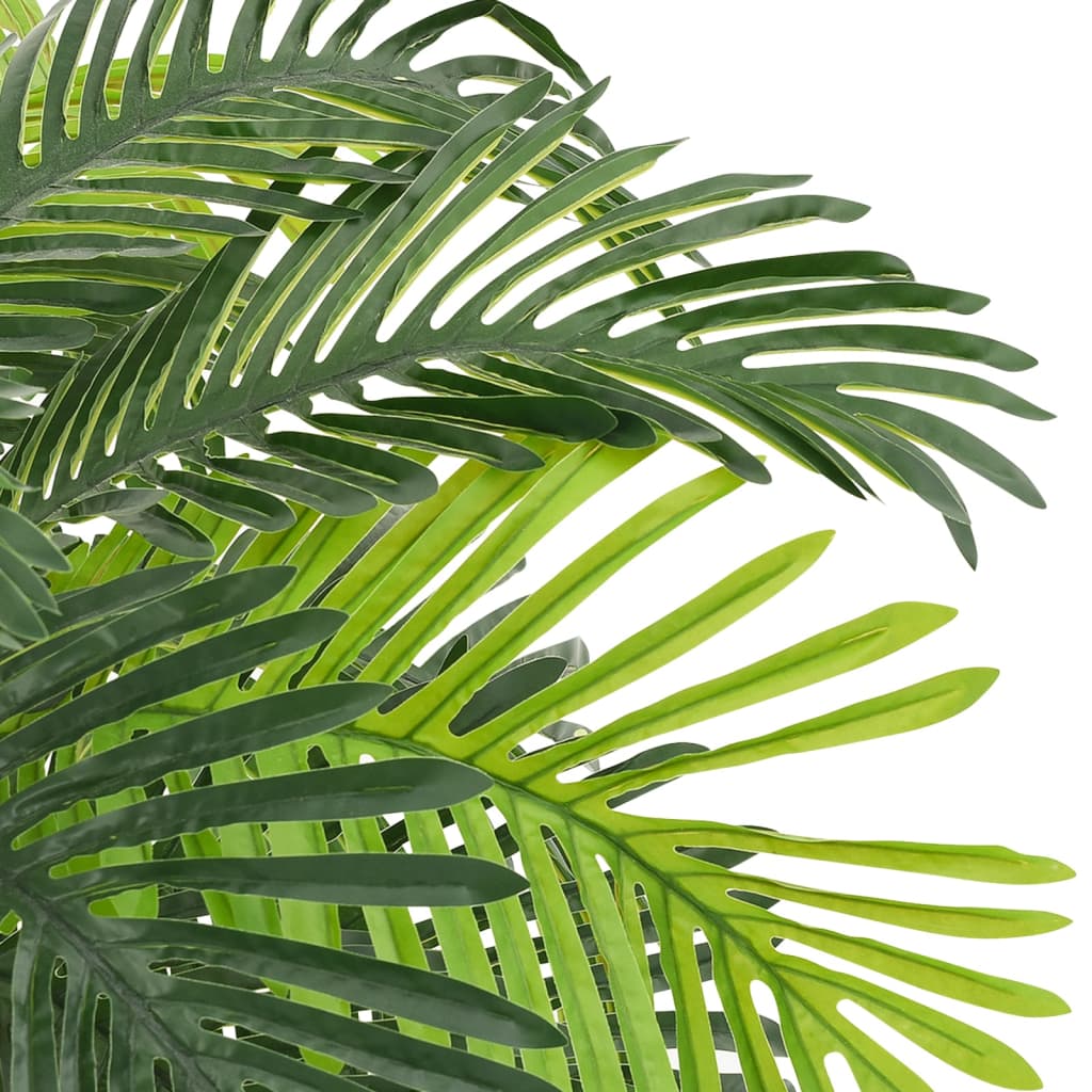 vidaXL Plantă artificială palmier cycas cu ghiveci, verde, 90 cm