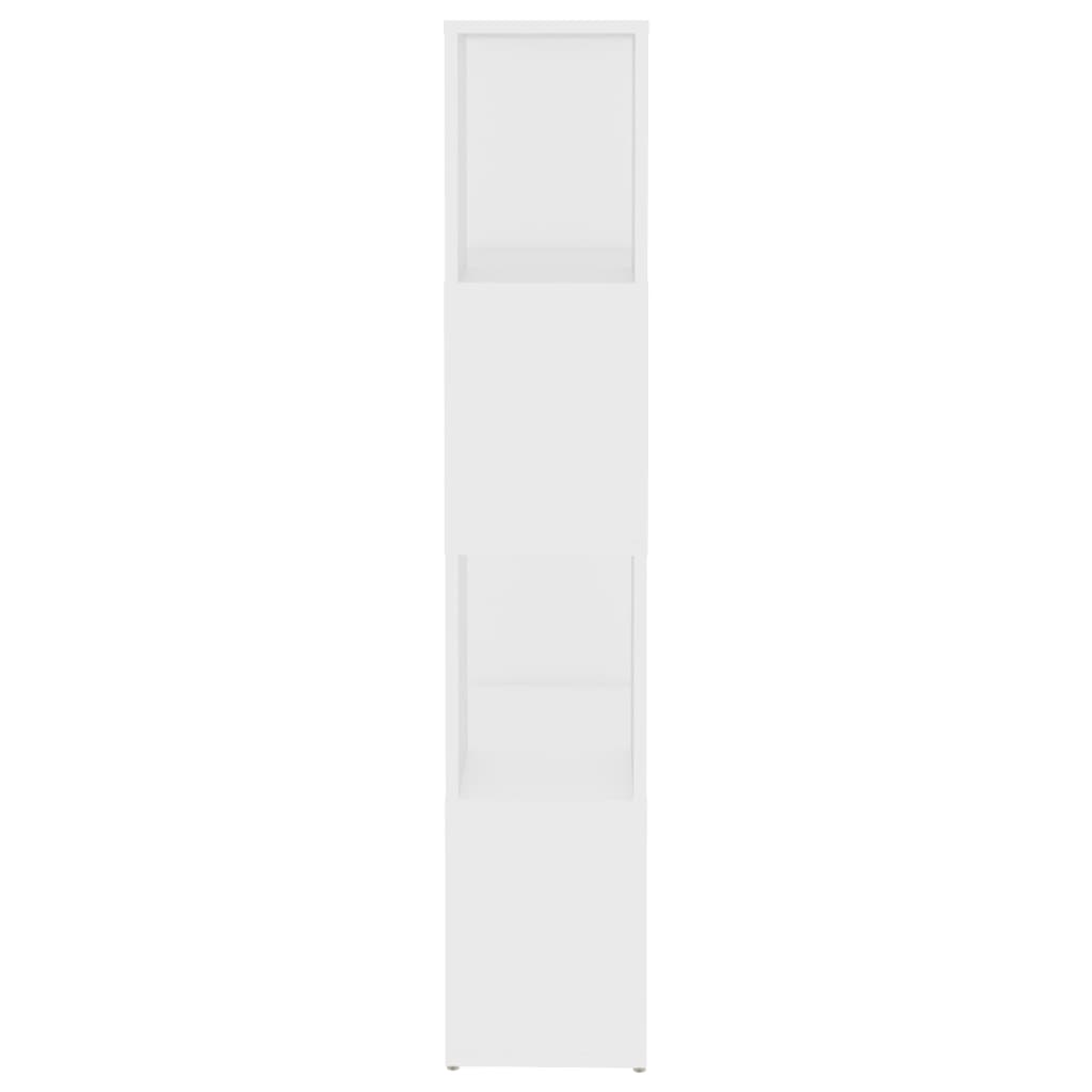vidaXL Bibliotecă/Separator cameră, alb, 60x24x124,5 cm, PAL