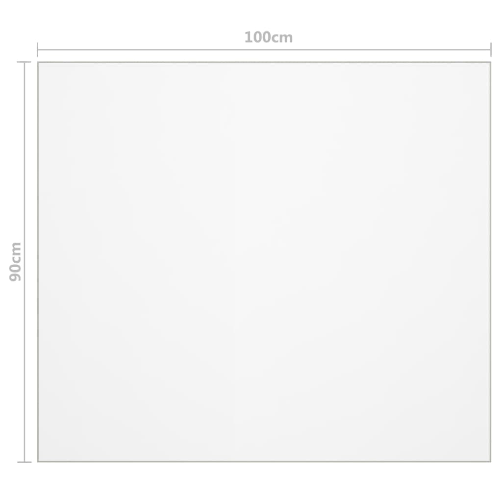vidaXL Folie de protecție masă, mat, 100 x 90 cm, PVC, 2 mm