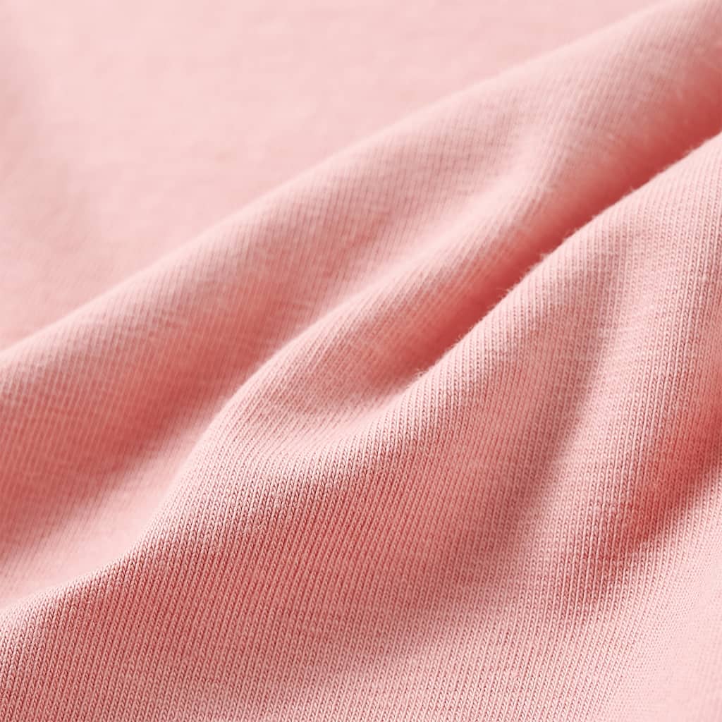 Tricou de copii cu mâneci lungi, roz, 92