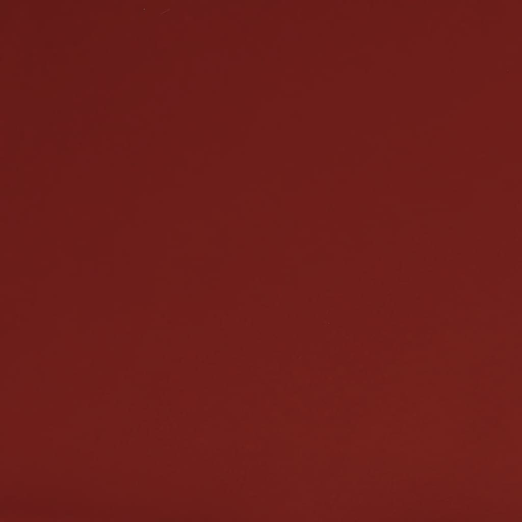 vidaXL Șezlong cu perne și suport, roșu vin, piele artificială