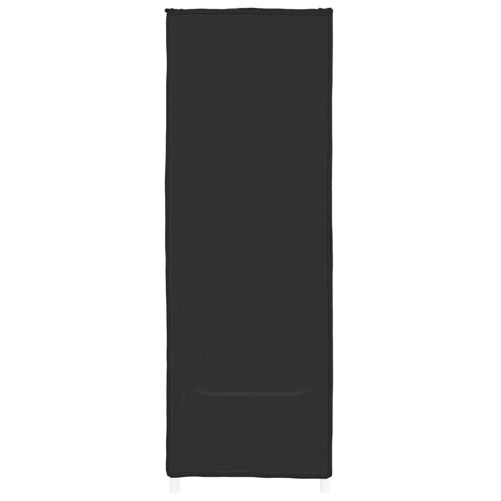 vidaXL Pantofar, negru, 60x28x90 cm, material textil