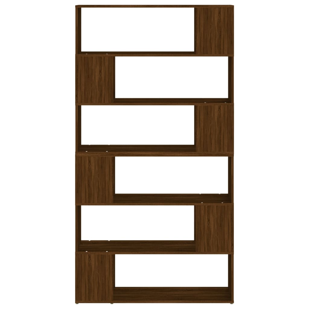 vidaXL Dulap de cărți/Separator de cameră, stejar maro, 100x24x188 cm
