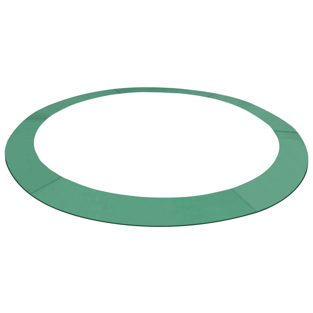 vidaXL Bandă de siguranță trambulină rotundă de 3,05 m, verde, PE