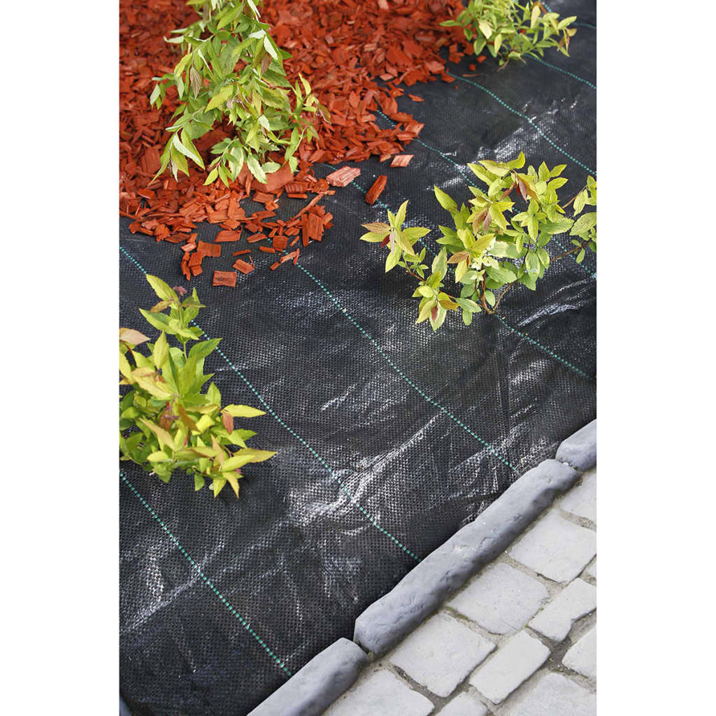 Nature Folie antiburuieni pentru sol, negru, 1 x 25 m