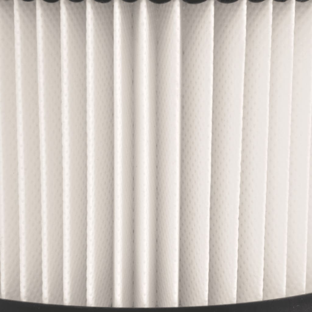 vidaXL Filtre HEPA pentru aspirator cenușă, 3 buc., alb și negru