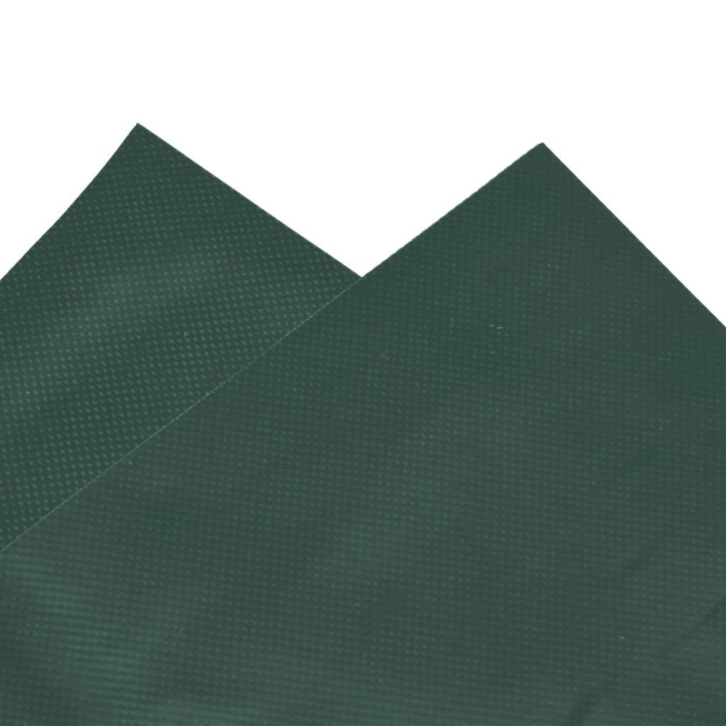 vidaXL Prelată, verde, 5x7 m, 650 g/m²