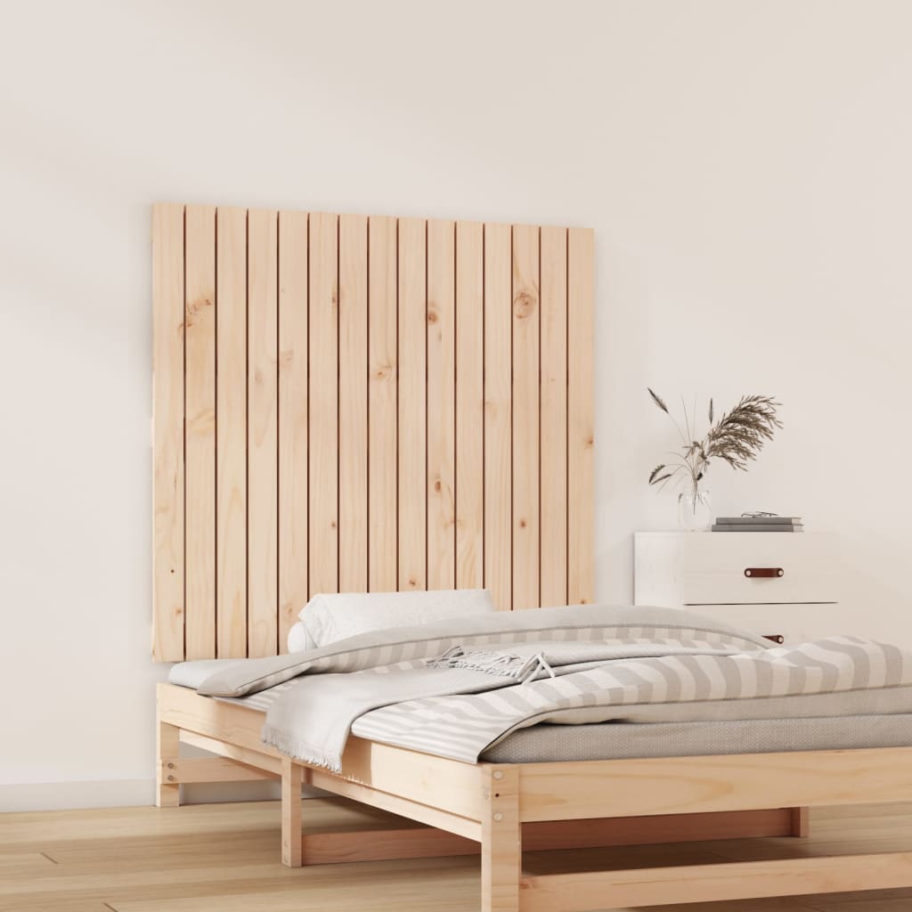 vidaXL Tăblie de pat pentru perete, 95,5x3x90 cm, lemn masiv de pin