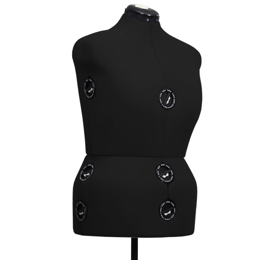 vidaXL Formă pentru rochie femeie reglabilă negru, dimensiune L 44-50