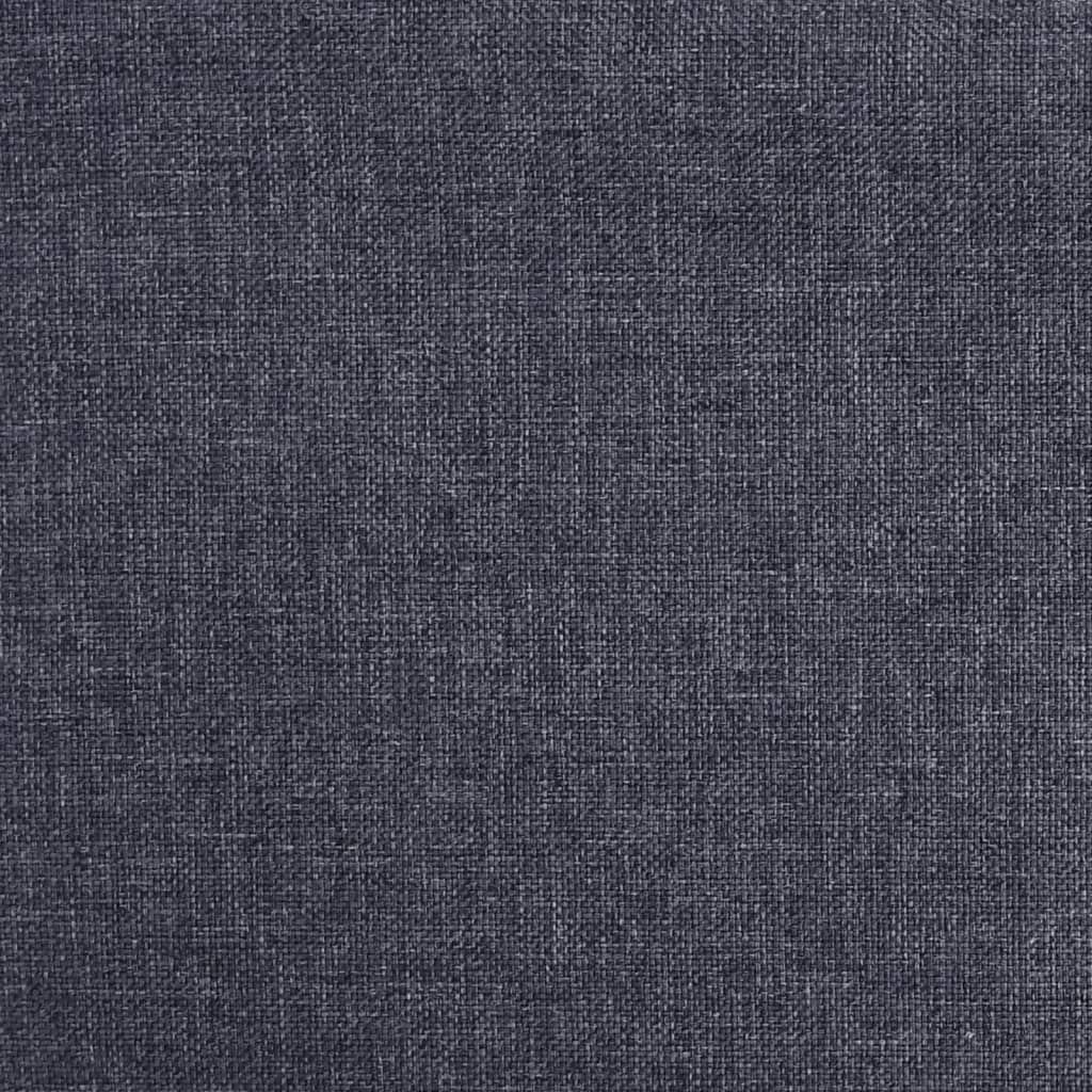 vidaXL Scaune de sufragerie, 6 buc., gri închis, material textil