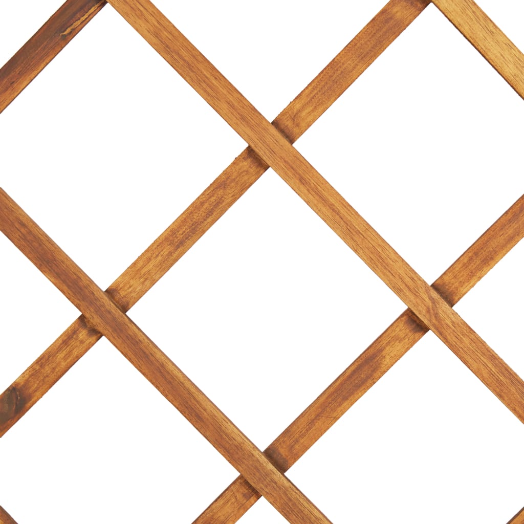 vidaXL Strat înălțat cu spalier, 80x38x150 cm, lemn masiv de acacia