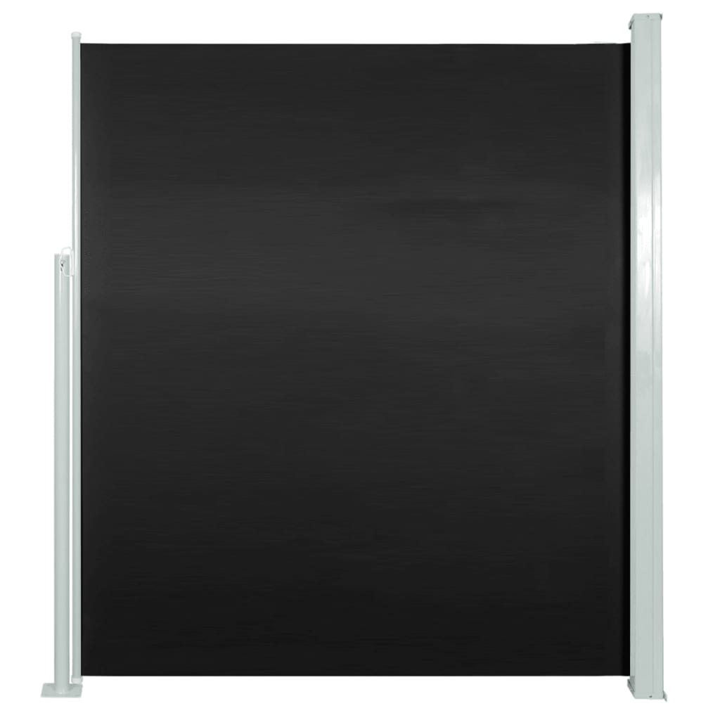 vidaXL Copertină laterală retractabilă, negru, 160x500 cm
