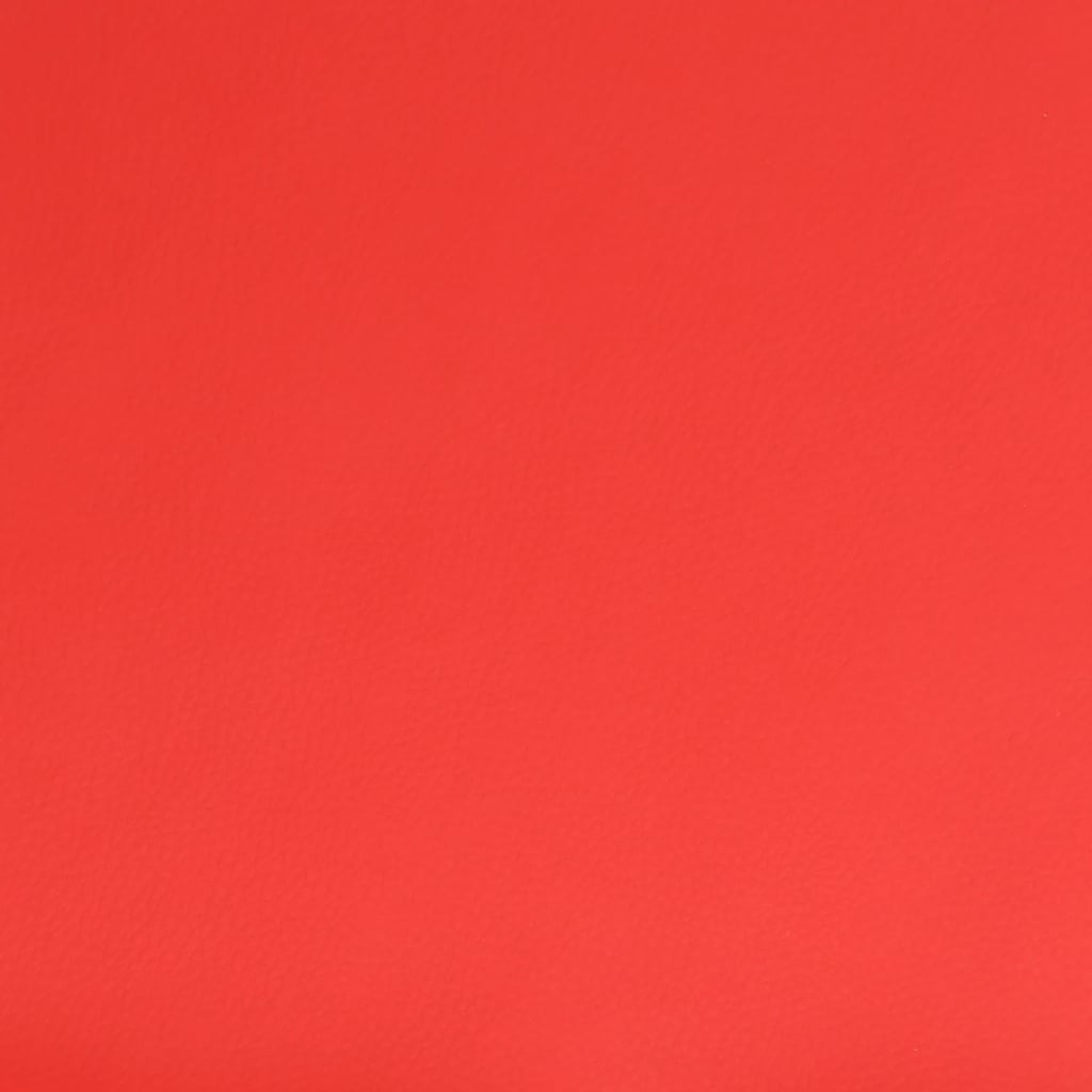 vidaXL Scaun de masă pivotant, roșu, piele ecologică