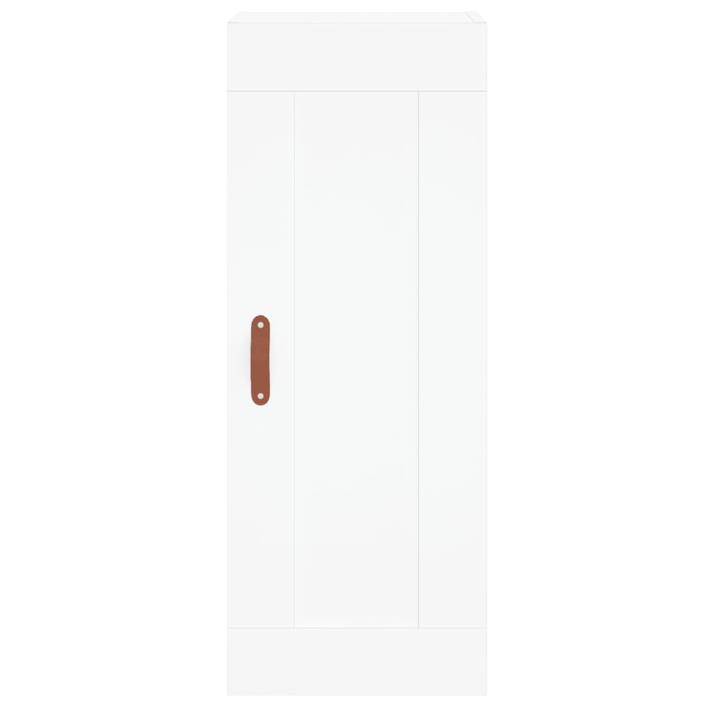 vidaXL Dulap înalt, alb, 34,5x34x180 cm, lemn prelucrat