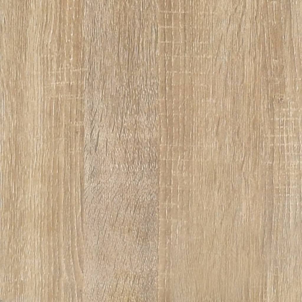vidaXL Cărucior de birou, stejar sonoma, 60x45x60 cm, lemn prelucrat
