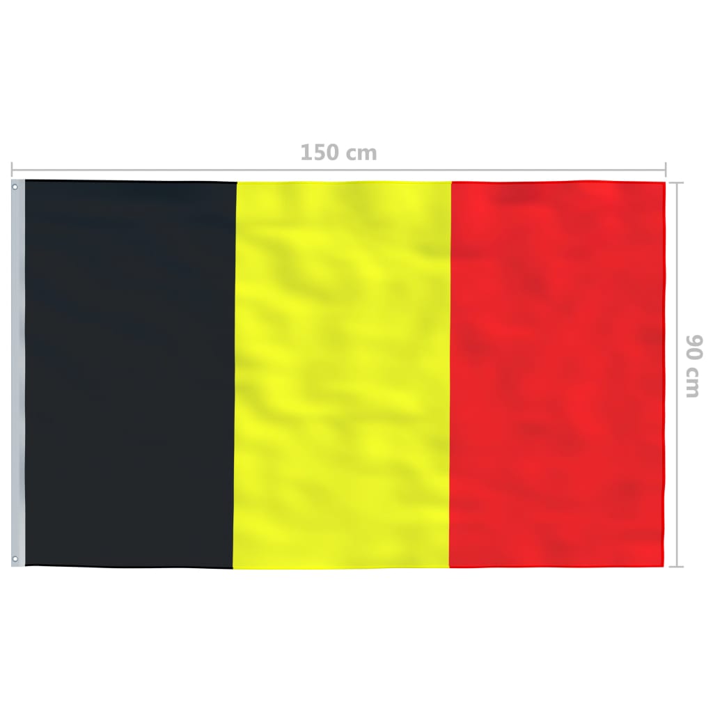 vidaXL Steag Belgia, 90 x 150 cm