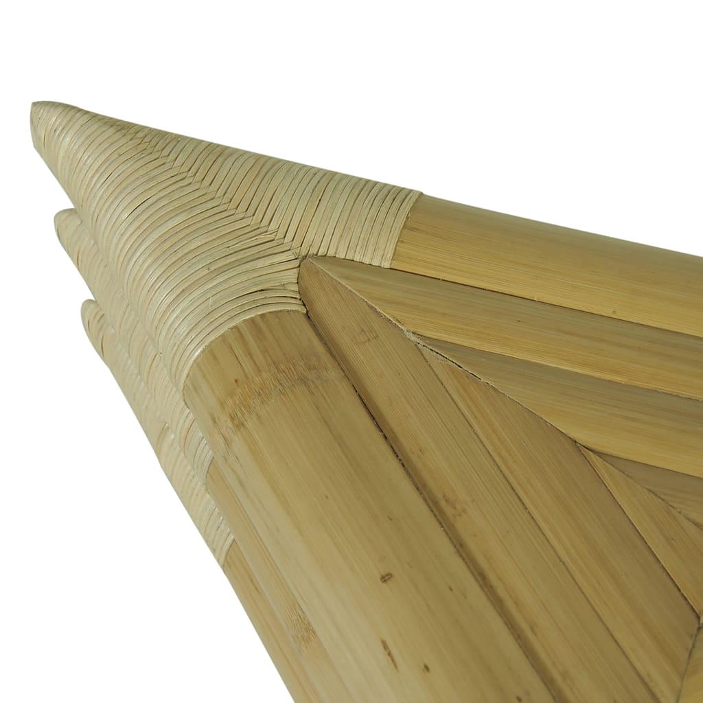 vidaXL Mese noptieră, 2 buc., 60 x 60 x 40 cm, bambus natural