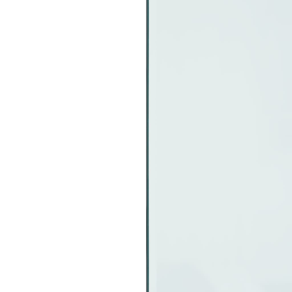vidaXL Placă de sticlă pentru șemineu, dreptunghiulară, 100x50 cm