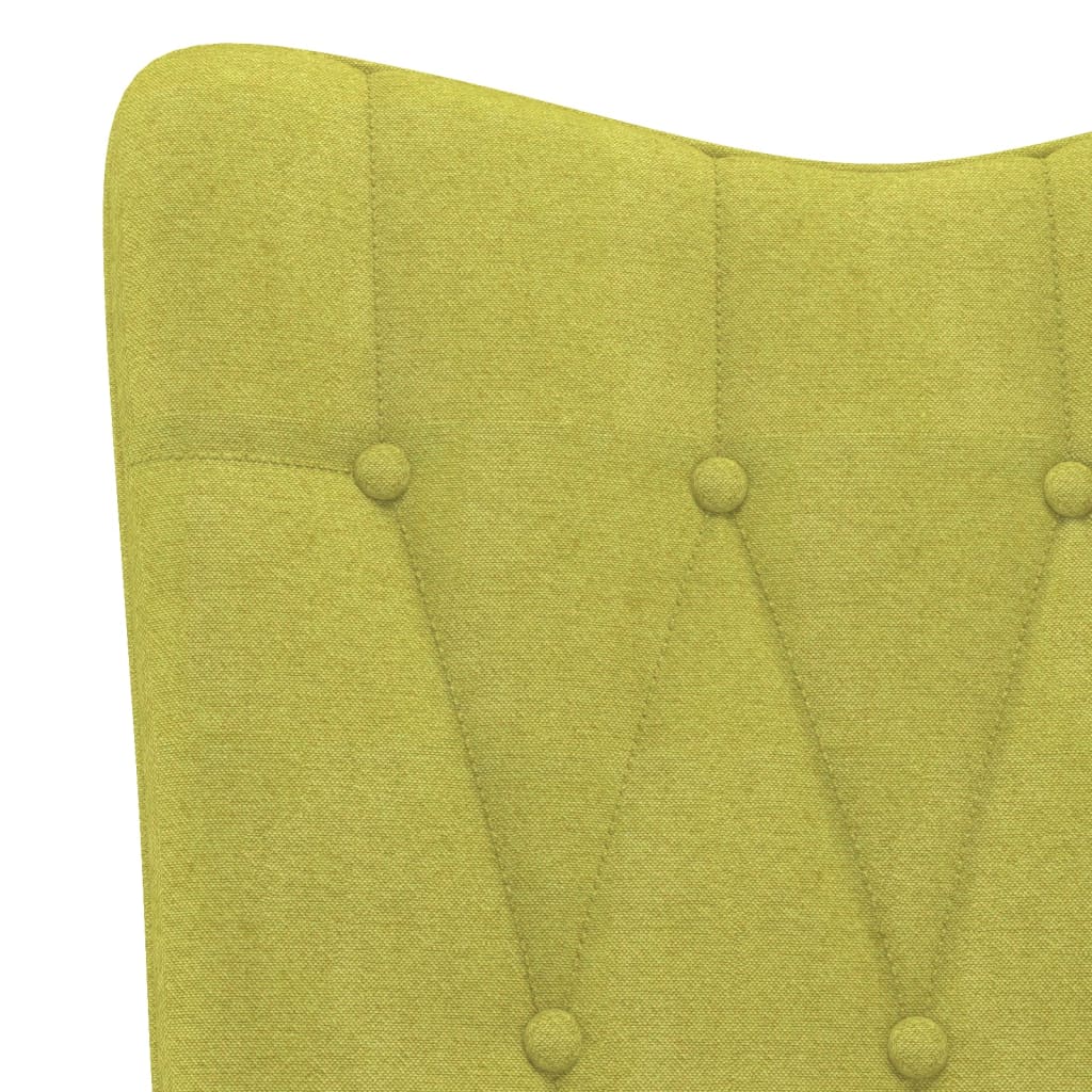 vidaXL Scaun de relaxare, verde, material textil