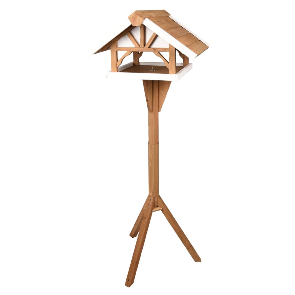 FLAMINGO Masă pentru păsări cu suport „Vintro” 44x45,5x126 cm, natural