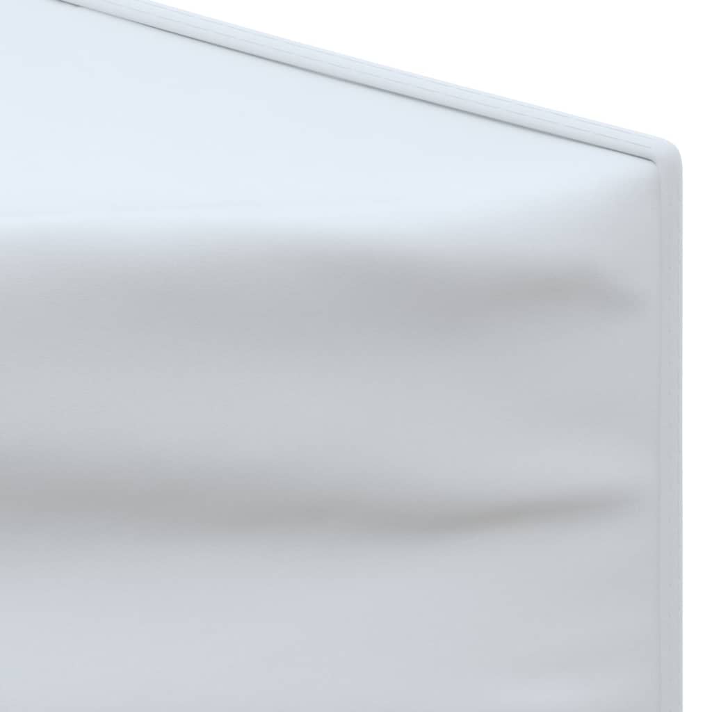 vidaXL Cort pliabil pentru petrecere, cu pereți laterali, alb, 2x2 m