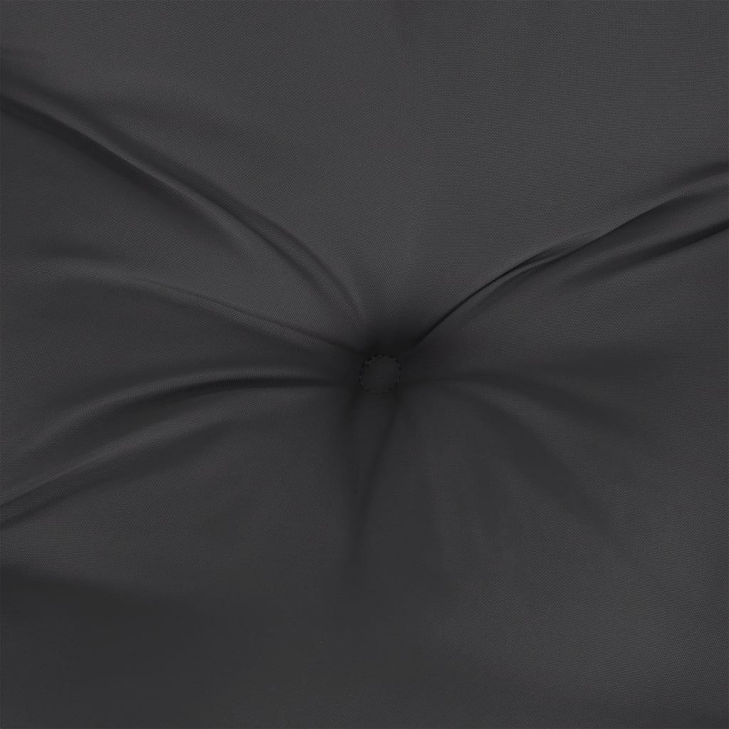 vidaXL Pernă de paleți, negru, 80x40x12 cm, material textil