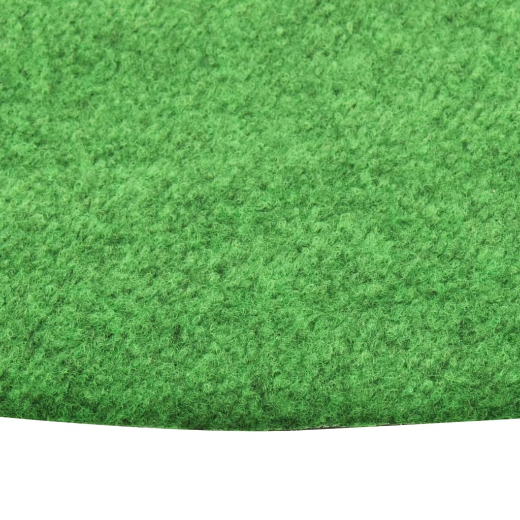 vidaXL Gazon artificial cu crampoane, verde, diam. 95 cm, rotund