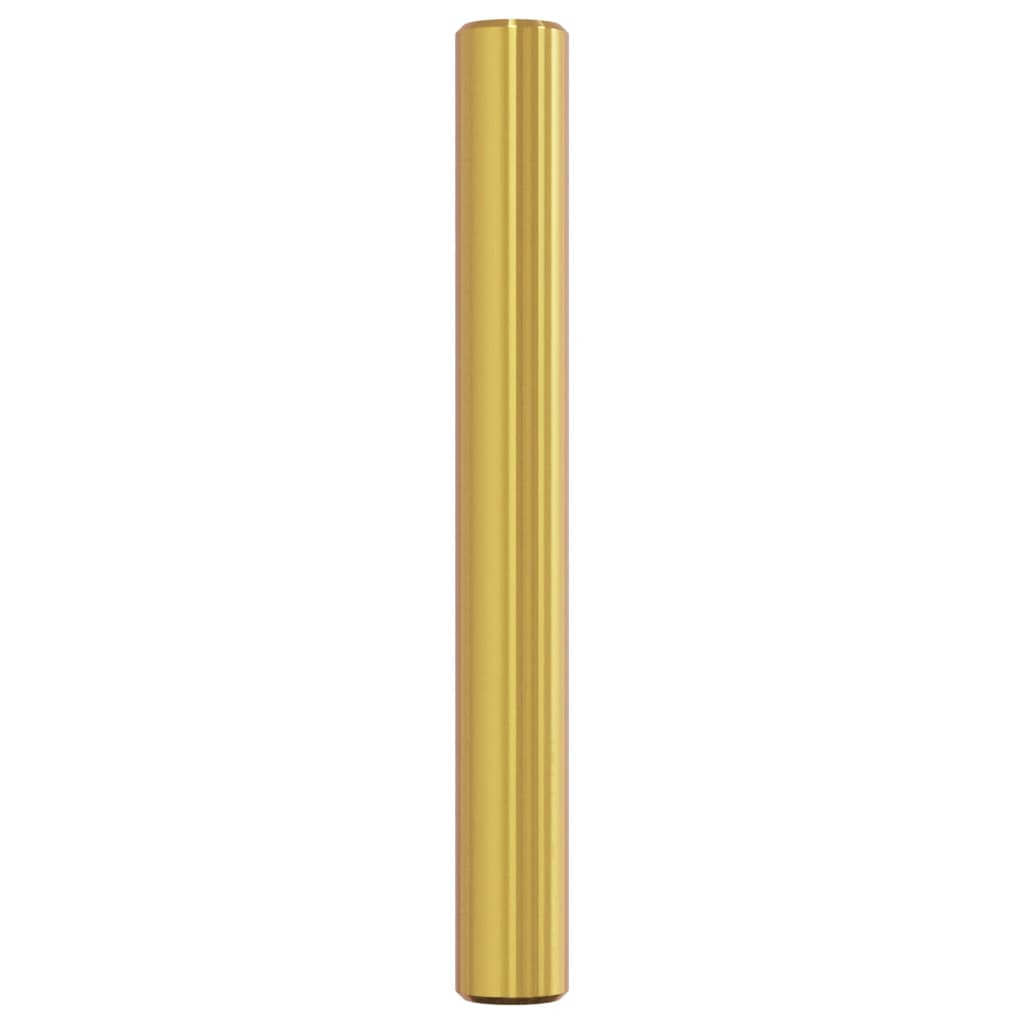 vidaXL Mânere de dulap, 10 buc., auriu, 64 mm, oțel inoxidabil