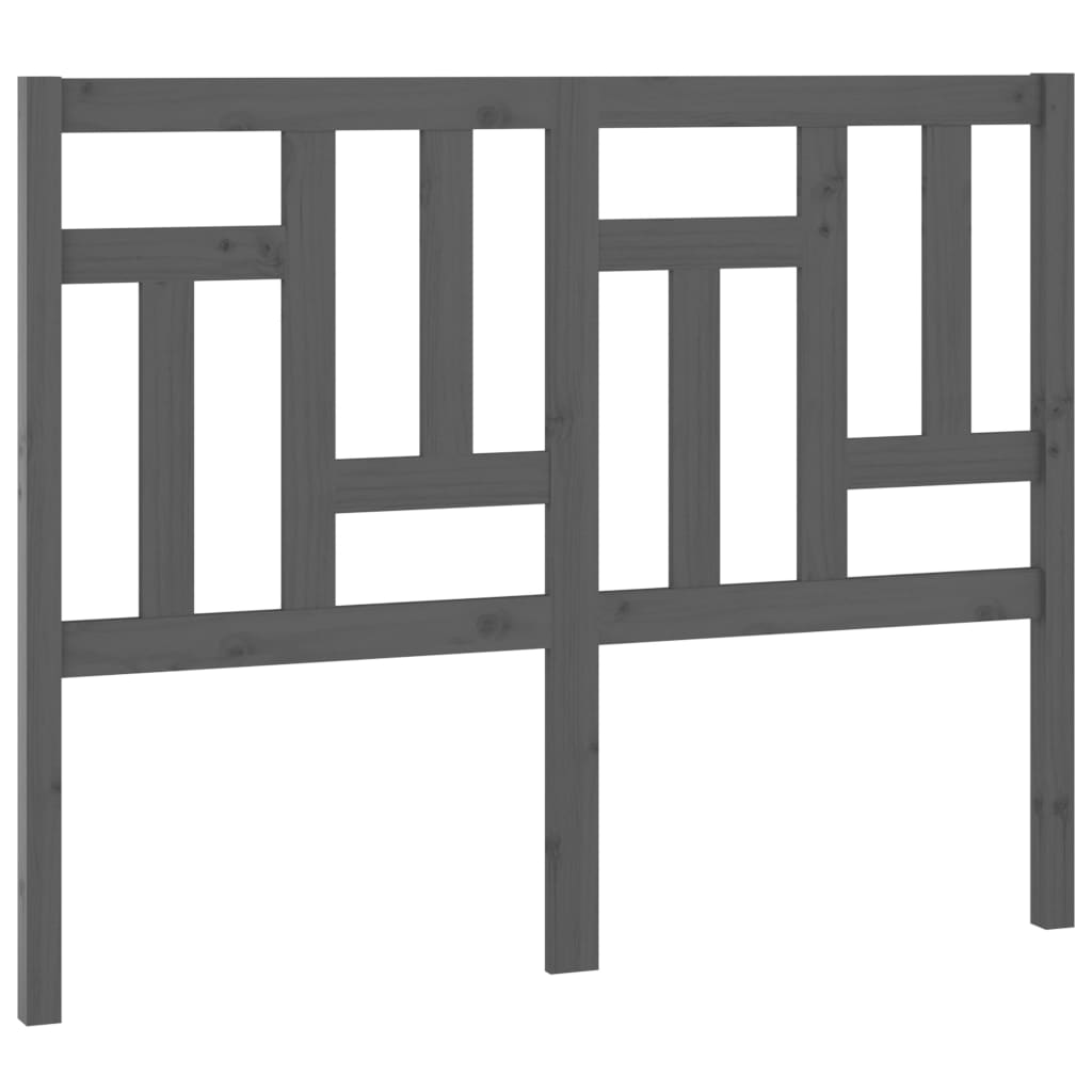vidaXL Tăblie de pat, gri, 165,5x4x100 cm, lemn masiv de pin