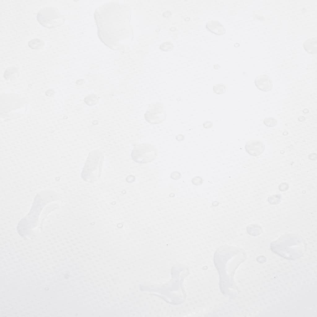 vidaXL Prelată, alb, 1,5x20 m, 650 g/m²