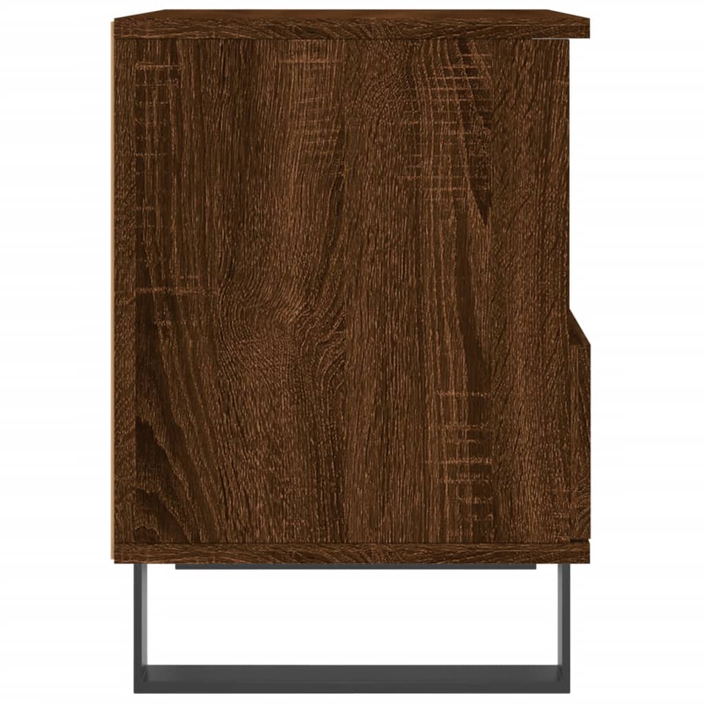 vidaXL Noptieră, stejar maro, 40x35x50 cm, lemn compozit